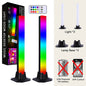 StickBar Led : RGB LED lampadaire de bureau barres lumineuses veilleuse musique rythme atmosphère lumières rétro-éclairage pour jeu TV salle décoration lampe - myledly