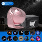 Cosmos projector : Veilleuse galaxie projecteur ciel étoilé projecteur 360 ° rotation planétarium lampe pour enfants chambre saint valentin cadeau mariage déco - myledly