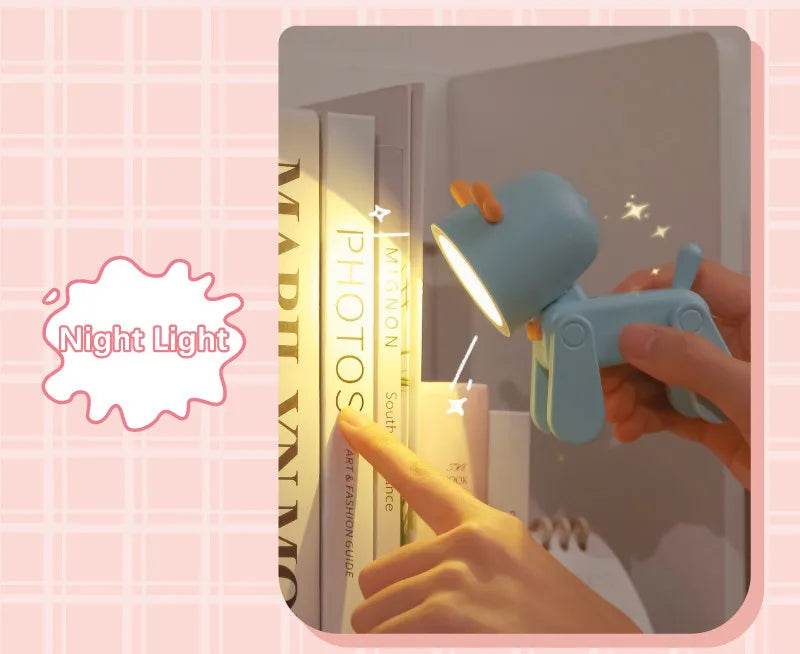 Petty Led : Mini veilleuse USB Rechargeable, lampe de Table, dessin animé, ornement de bureau, dortoir, chambre à coucher, lumière ambiante, cadeaux de vacances pour enfants, nouvelle collection - myledly