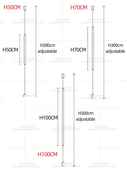 Lampadaire LED design italien - lampadaire cylindrique moderne télécommande