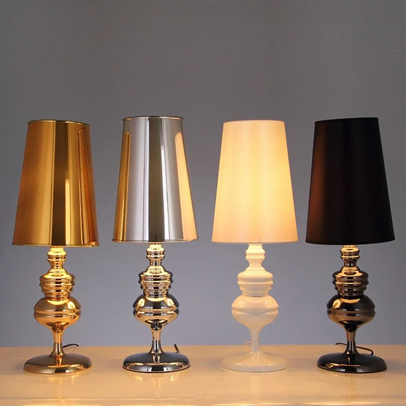 Lampe sur pied lecture tissu - détail finition peinte soignée - plusieurs couleurs