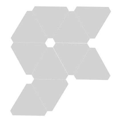 LED Triangle Application Murale USB WIFI Veilleuse RVB Lumière Ambiante Télécommande Intérieure Salle de Jeux Chambre Chevet Lumière Décorative - myledly