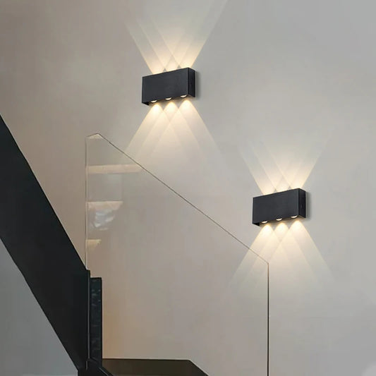 Wooden Form : Applique murale LED minimaliste 4 000 mAh, tactile, trois couleurs, sans câblage, décoration d'intérieur, chevet, couloir, chambre à coucher