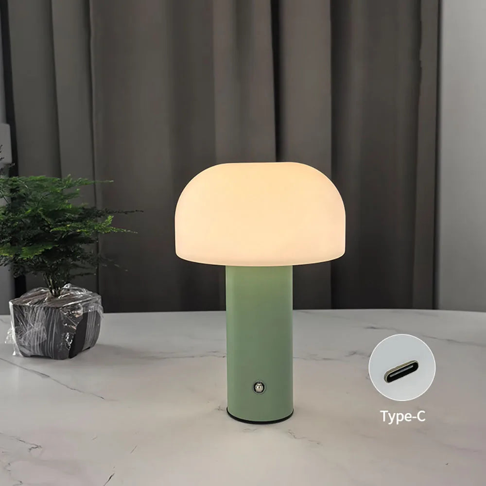  Lampe Pilzlicht champignon LED - lampe table rechargeable tactile 3 couleurs