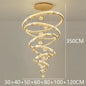 KRISTALLTREPPE Lustre cristal moderne escalier - Suspension duplex architecture luxe
