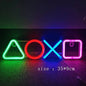 AOXO LED : Lampe néon Game Over 3D Led RGB, Illusion USB, veilleuse d'anniversaire, cadeau Cool pour ami, lit, salle de jeu, Table, décoration colorée - myledly