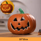 Citrouilles LED Halloween - décoration pelouse allée maison hantée