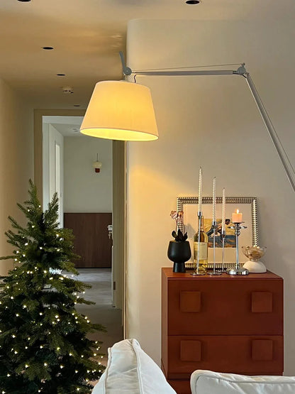 Lampe sur pied moderne bras articulé - éclairage ciblé espace travail