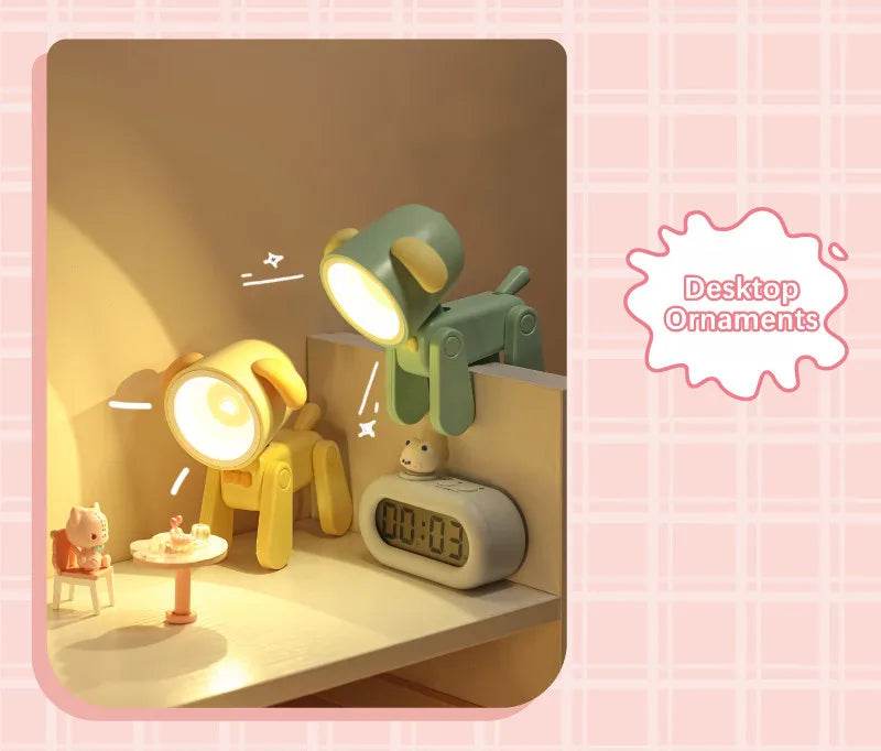Petty Led : Mini veilleuse USB Rechargeable, lampe de Table, dessin animé, ornement de bureau, dortoir, chambre à coucher, lumière ambiante, cadeaux de vacances pour enfants, nouvelle collection - myledly