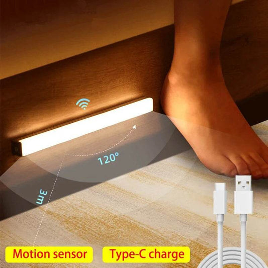 Motion Led : Capteur de mouvement lumière sans fil LED veilleuses chambre décor détecteur de lumière mur lampe décorative escalier placard chambre allée lumière - myledly