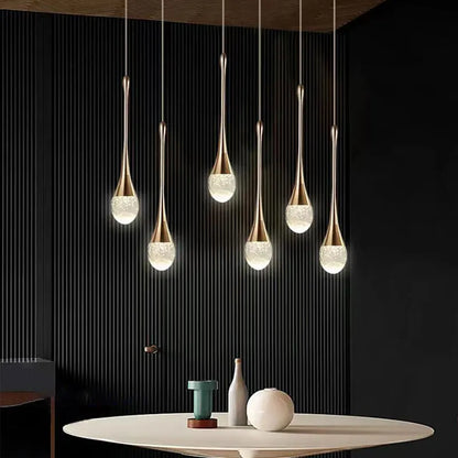 Suspension Blasenkristall cristal bulles - lustre moderne îlot cuisine bar