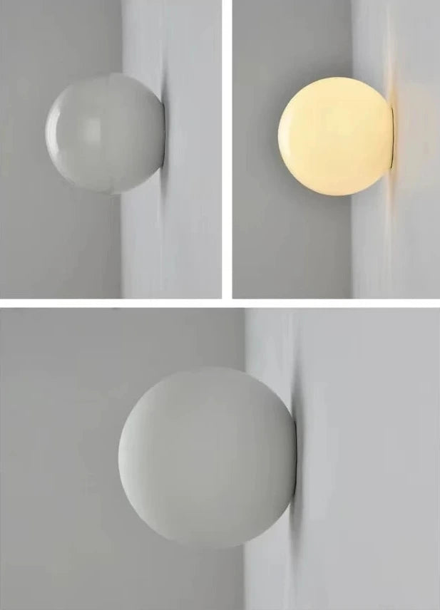 Applique Glaskugel verre boule - applique murale Bauhaus français moderne