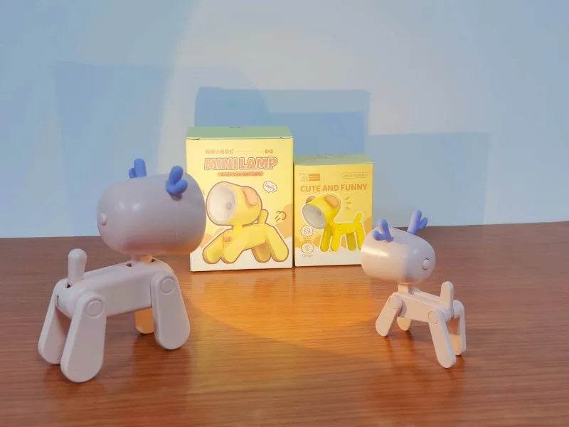 Petty Led : Mini veilleuse USB Rechargeable, lampe de Table, dessin animé, ornement de bureau, dortoir, chambre à coucher, lumière ambiante, cadeaux de vacances pour enfants, nouvelle collection - myledly