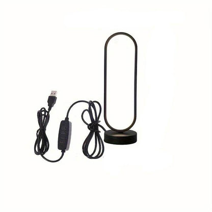 Ring Led : lampe chambre anneau lampe salon trois couleurs gradation lampe de chevet LED veilleuse - myledly