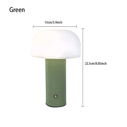  Lampe Pilzlicht champignon LED - lampe table rechargeable tactile 3 couleurs