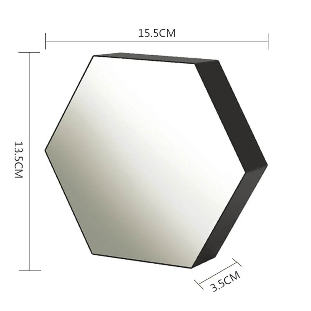 Hexagone RGB : RGB Lumière de tunnel à miroir hexagonal 3D RVB LED Lampe d'ambiance de bureau Calculer les lumières du capteur de synchronisation du rythme de la musique de jeu Décoration de la pièce - myledly