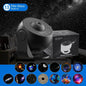 Cosmos projector : Veilleuse galaxie projecteur ciel étoilé projecteur 360 ° rotation planétarium lampe pour enfants chambre saint valentin cadeau mariage déco - myledly