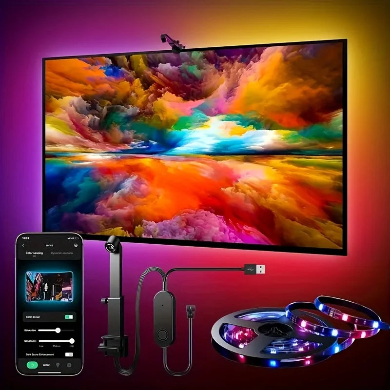 Rétroéclairage TV - Eclairage immersif et réalité augmentée