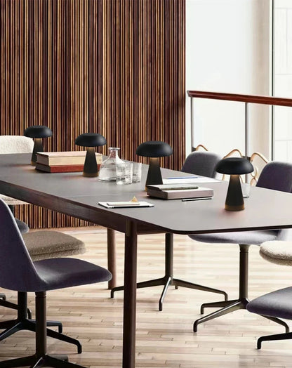 Lampe champignon vintage - LED rechargeable tactile restaurant bar