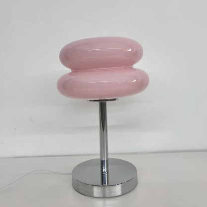 Lampe chevet macaron blanc pastel - éclairage protection oculaire confortable