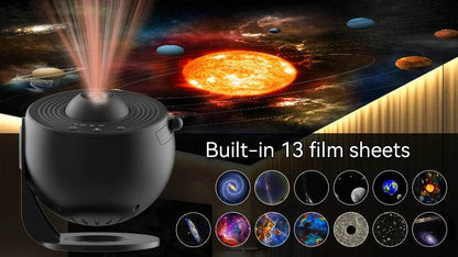 Cosmos projector : Veilleuse galaxie projecteur ciel étoilé projecteur 360 ° rotation planétarium lampe pour enfants chambre saint valentin cadeau mariage déco - myledly