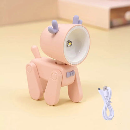 Petty Led : Mini veilleuse USB Rechargeable, lampe de Table, dessin animé, ornement de bureau, dortoir, chambre à coucher, lumière ambiante, cadeaux de vacances pour enfants, nouvelle collection - myledly