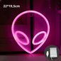 LED Neon Alien Décoration Murale De Chambre ou Bureau - myledly